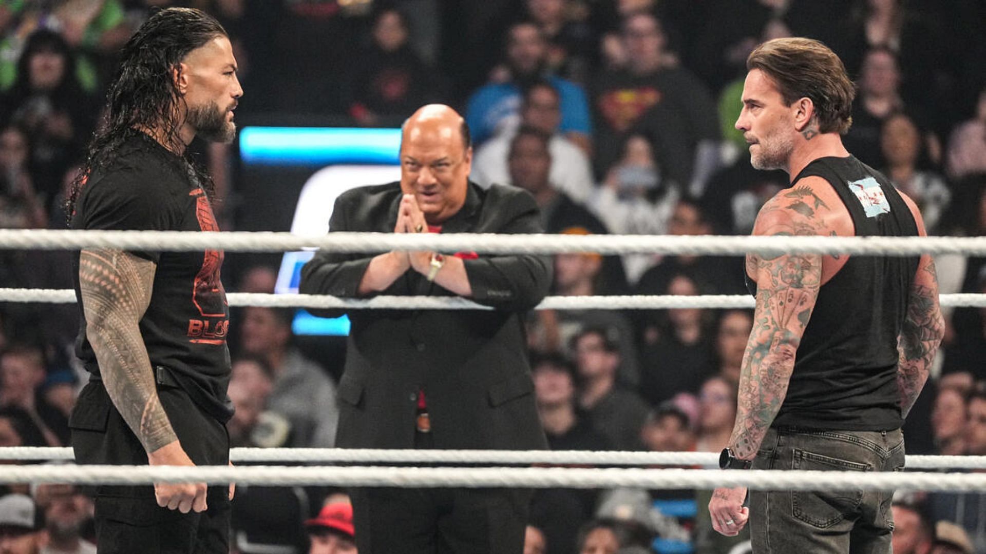 Reigns and Punk teamed up at Survivor Series. [Image credit: WWE.com]