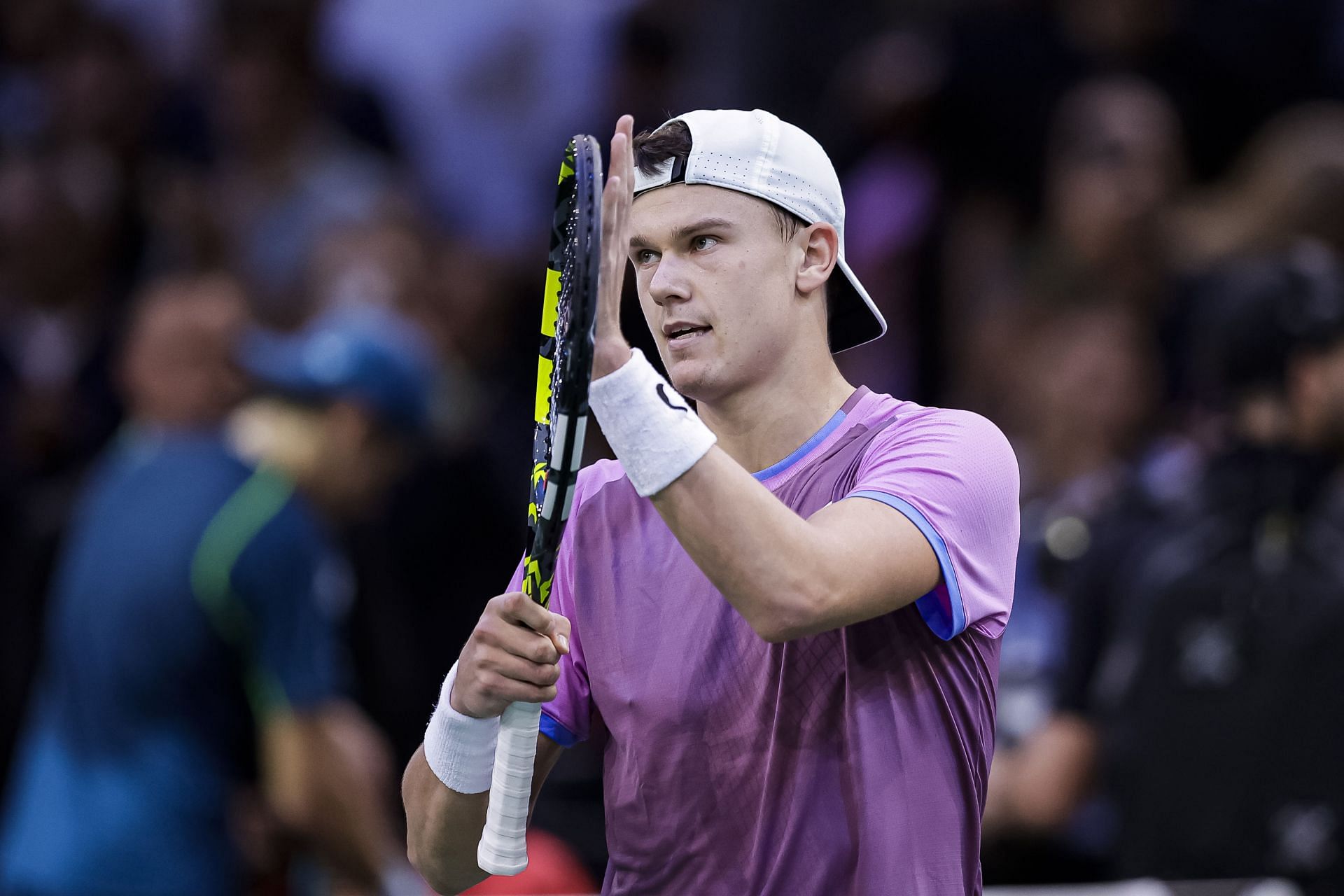 Holger Rune at the Paris Masters 2024. (Photo: Getty)