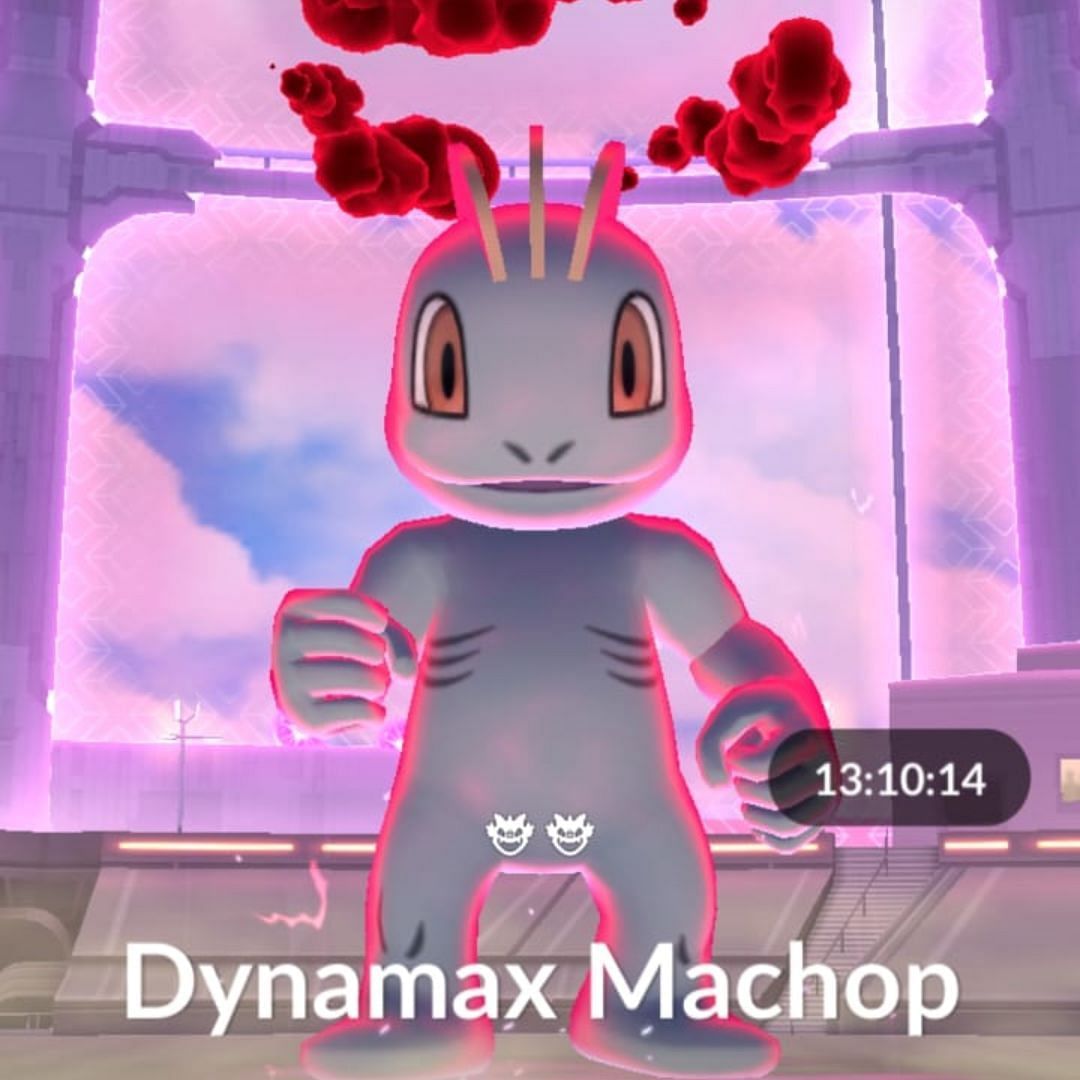 Dynamax Machop (Image via The Pokemon Company)