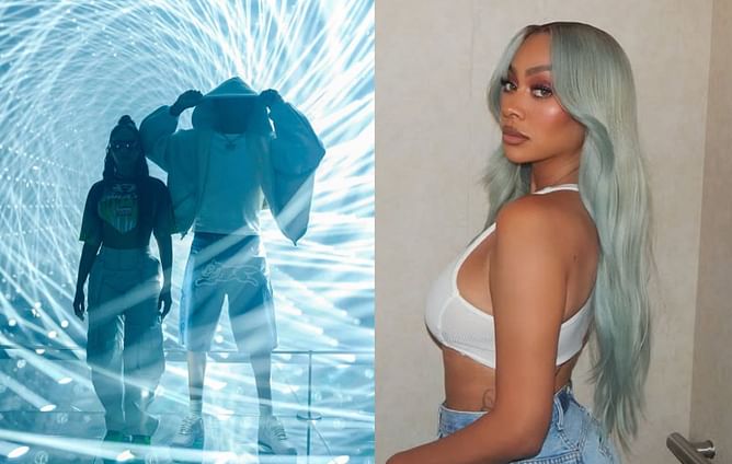 IN PICS: Kiyan Anthony's mom La La Anthony debuts icy blue hair after requesting her hairdresser for 4 years