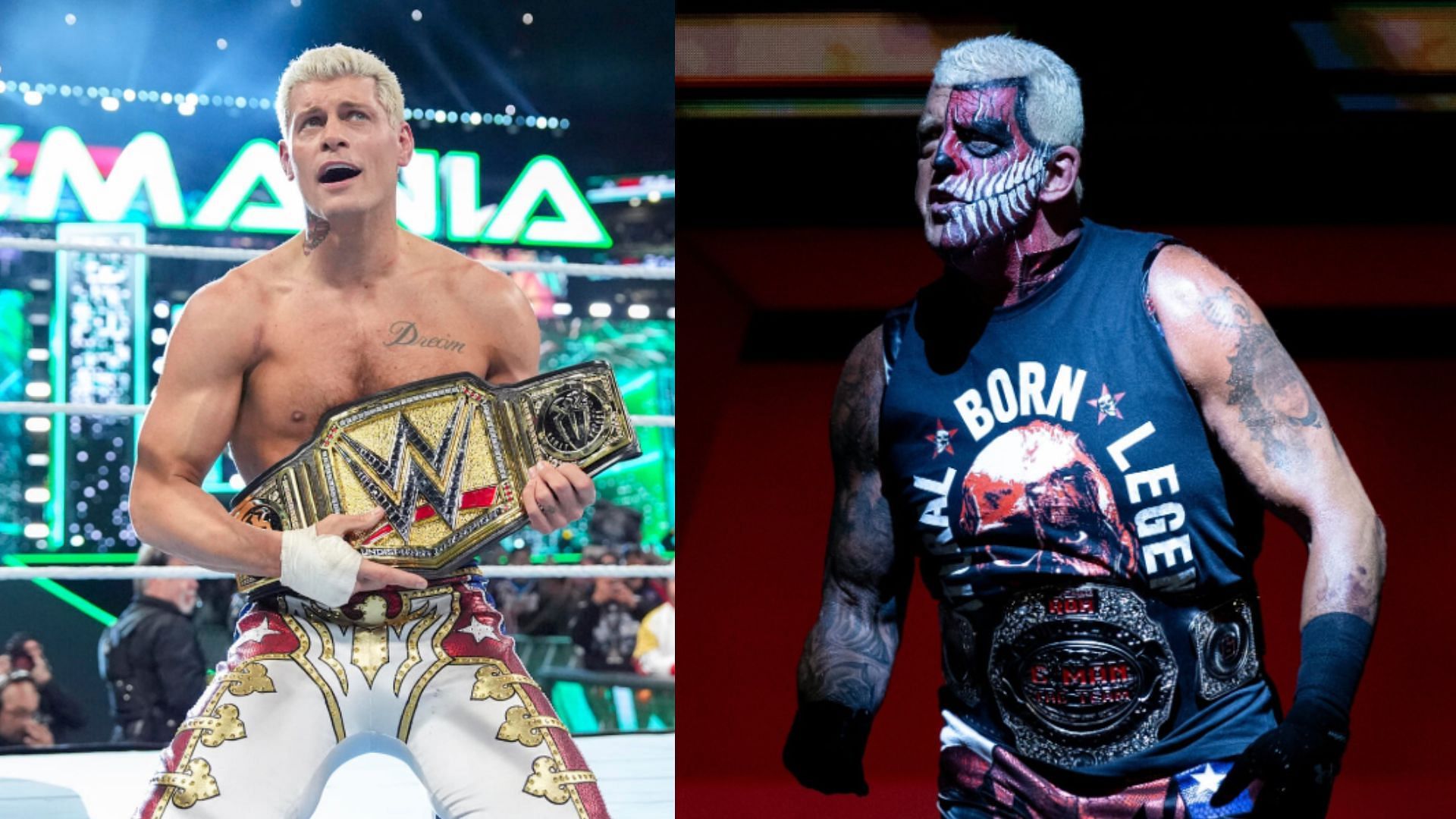 Cody Rhodes (left) / Dustin Rhodes (right) [Image Credits: WWE