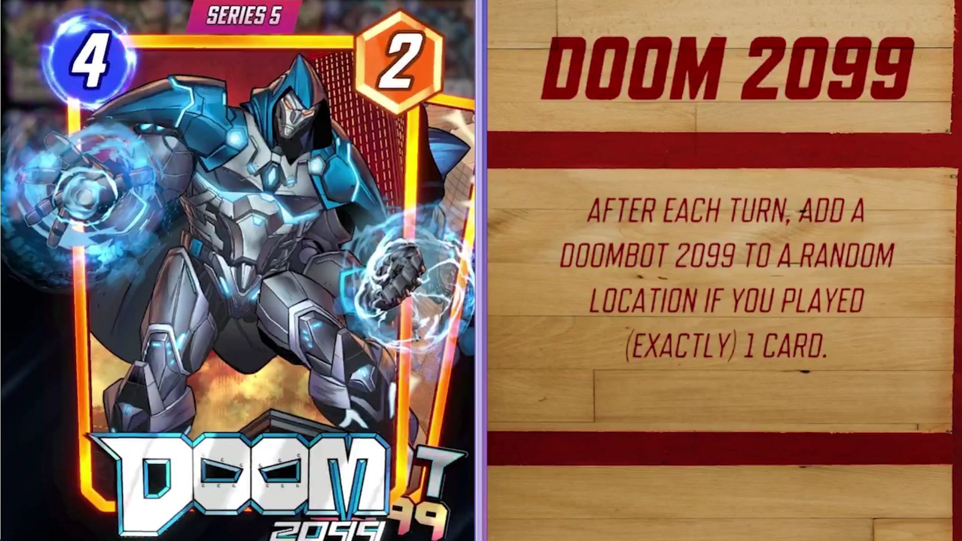 Doctor Doom 2099 in Marvel Snap (Image via Nuverse)