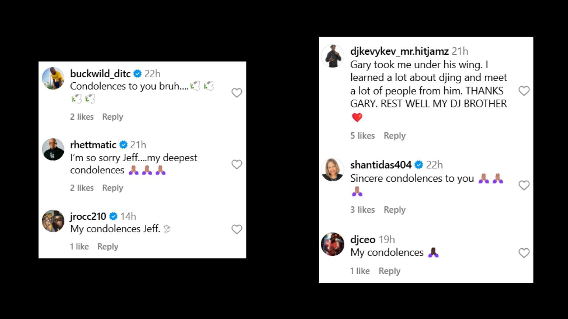 Online tributes (Images via Instagram/djjazzyjeff)