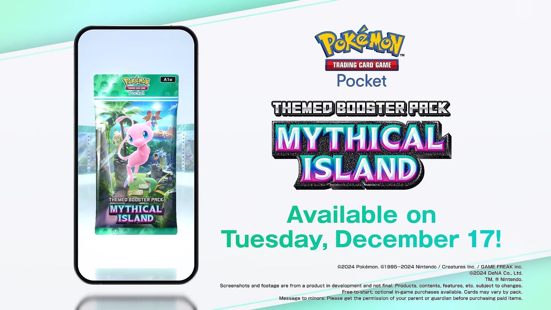 Mythical Island is a singular booster pack, not a full expansion (Image via The Pokemon Company)