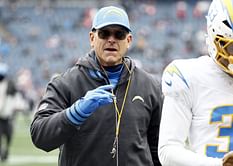 Jim Harbaugh picks up $1,000,000 in bonus after Chargers' latest feat against Patriots