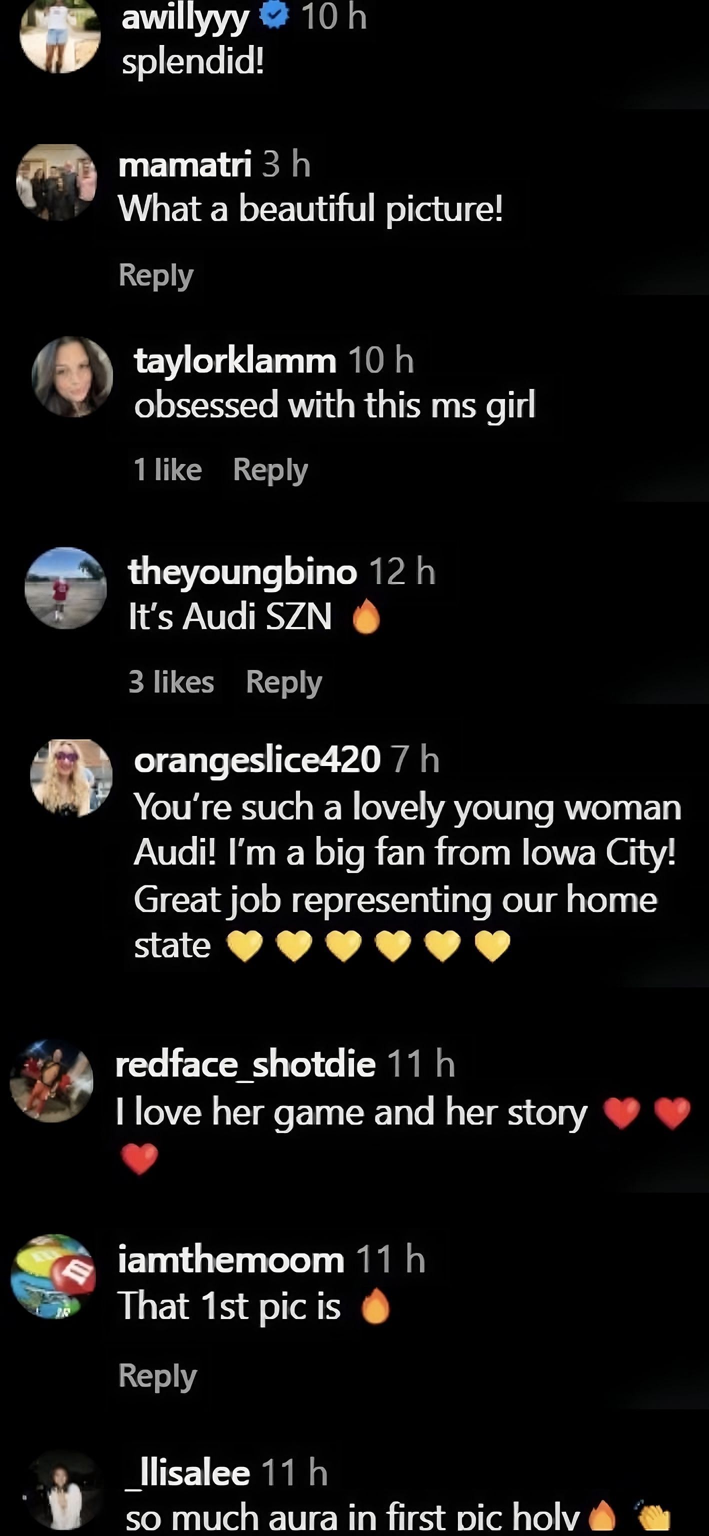 Fans react to Audi Crooks&#039; pictures from Iowa State&#039;s loss