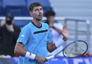 Alexei Popyrin at the Qatar Open 2024 (Photo: Getty)