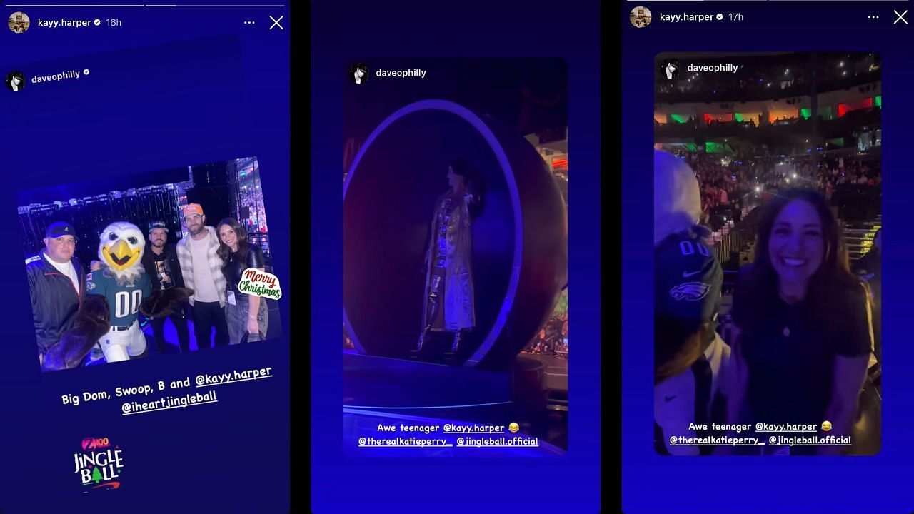 Screenshots of Kayla Harper&#039;s Instagram stories (Images from - Instagram.com/@kayy.harper IG Stories)