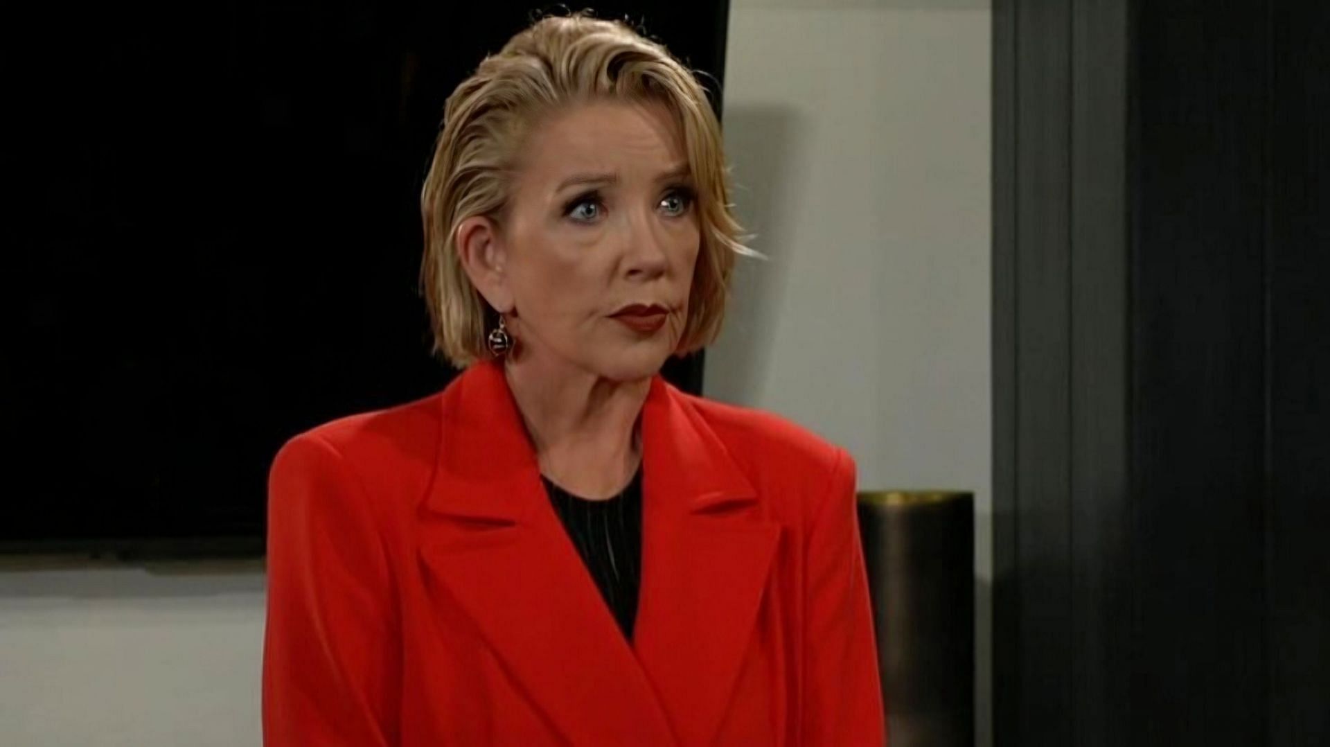 Nikki Newman in a still from The Young and the Restless (via CBS)