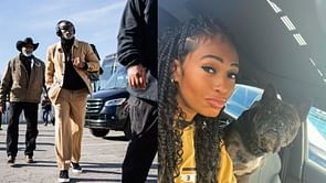 Coach Prime's ex-wife Pilar Sanders dons the 'Sanders' hoodie to reveal her latest artwork on social media