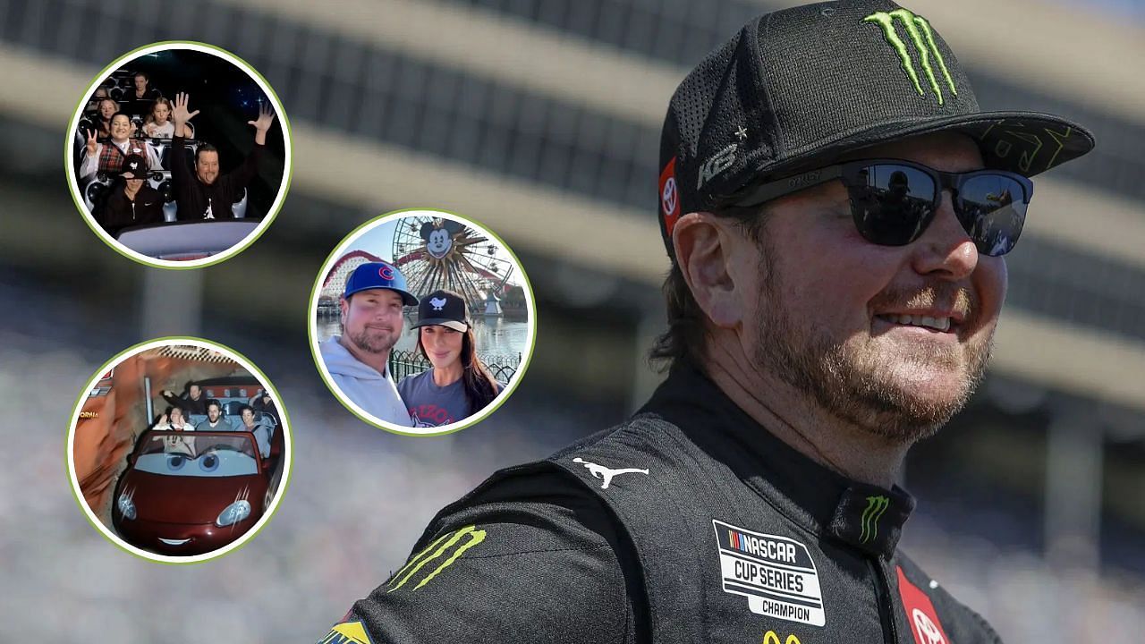 Retired NASCAR driver Kurt Busch drops pictures with girlfriend Lyda Moore following visit to Disneyland [Getty, Kurt Busch/Instagram]