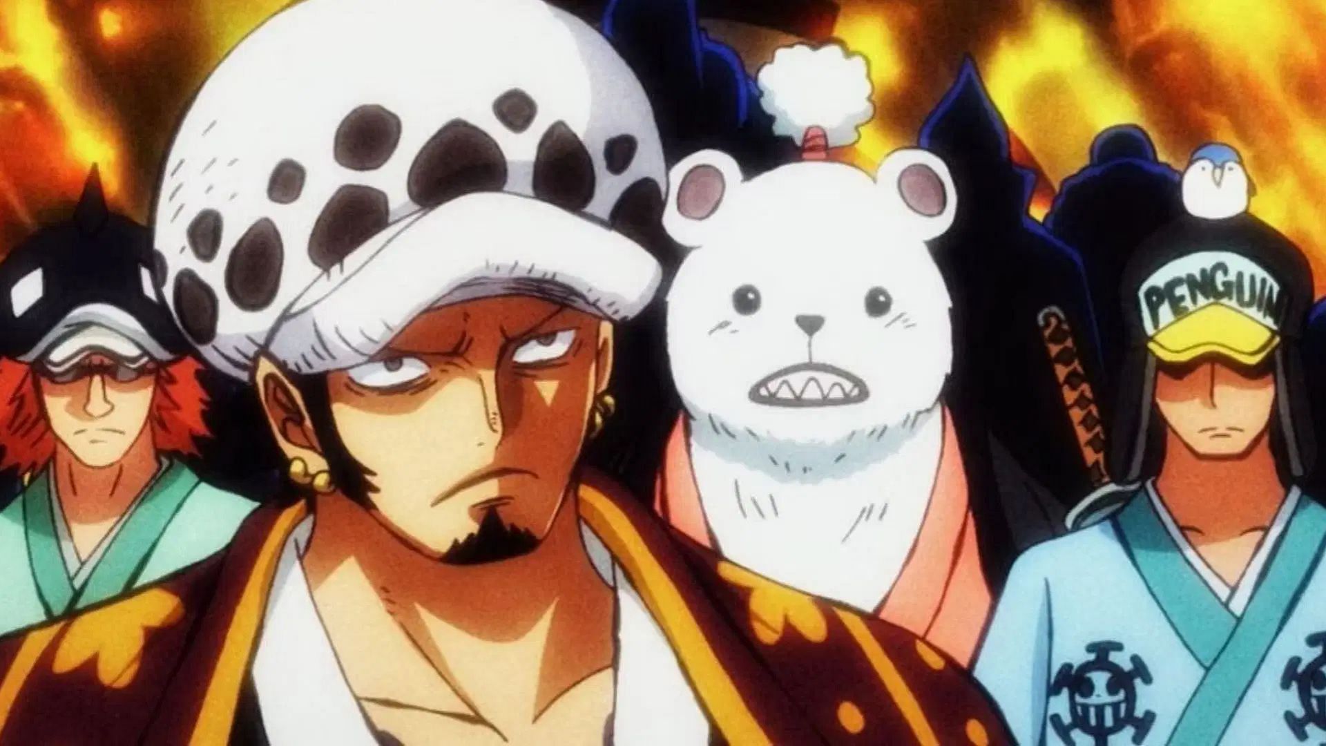 Law and the Heart Pirates (Image via Toei Animation)