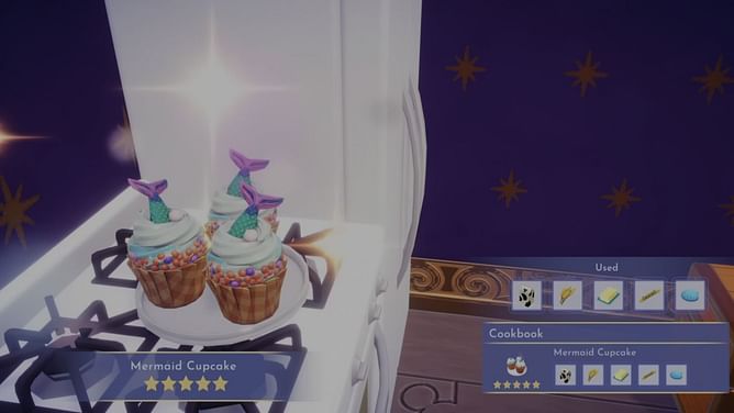 How to make Mermaid Cupcake in Disney Dreamlight Valley