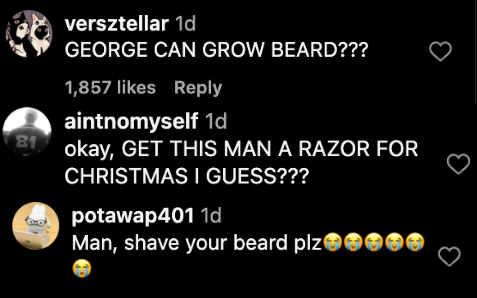 Fans react to George Russell&#039;s beard look (Instagram)