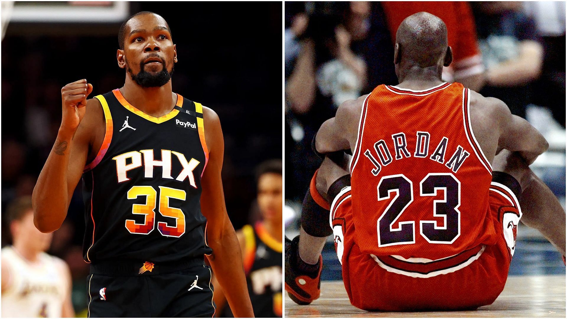 Can Kevin Durant surpass Michael Jordan on the all-time scoring list? (Photos: IMAGN)