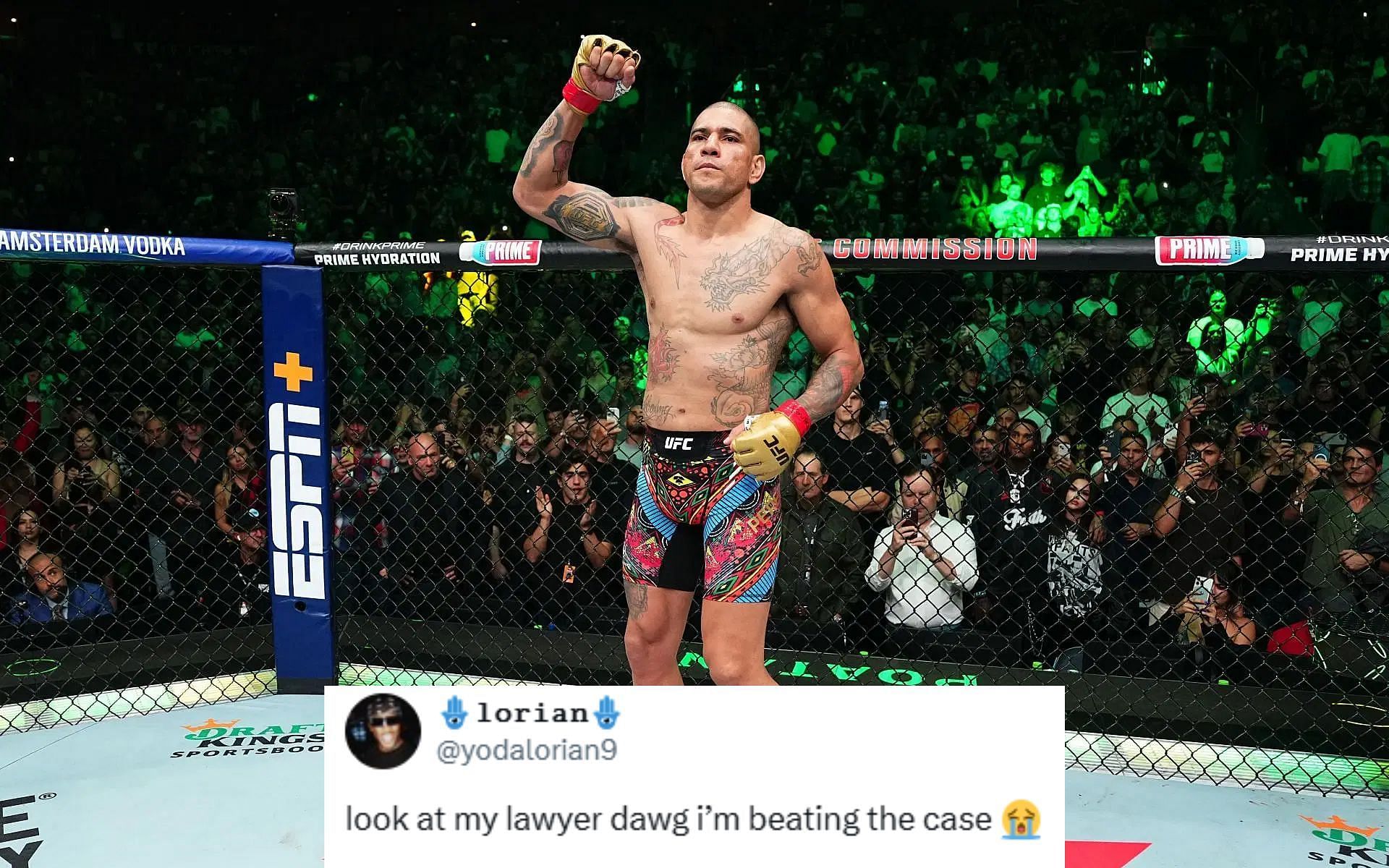 Alex Pereira currently holds the UFC light heavyweight title [Image courtesy: Getty]
