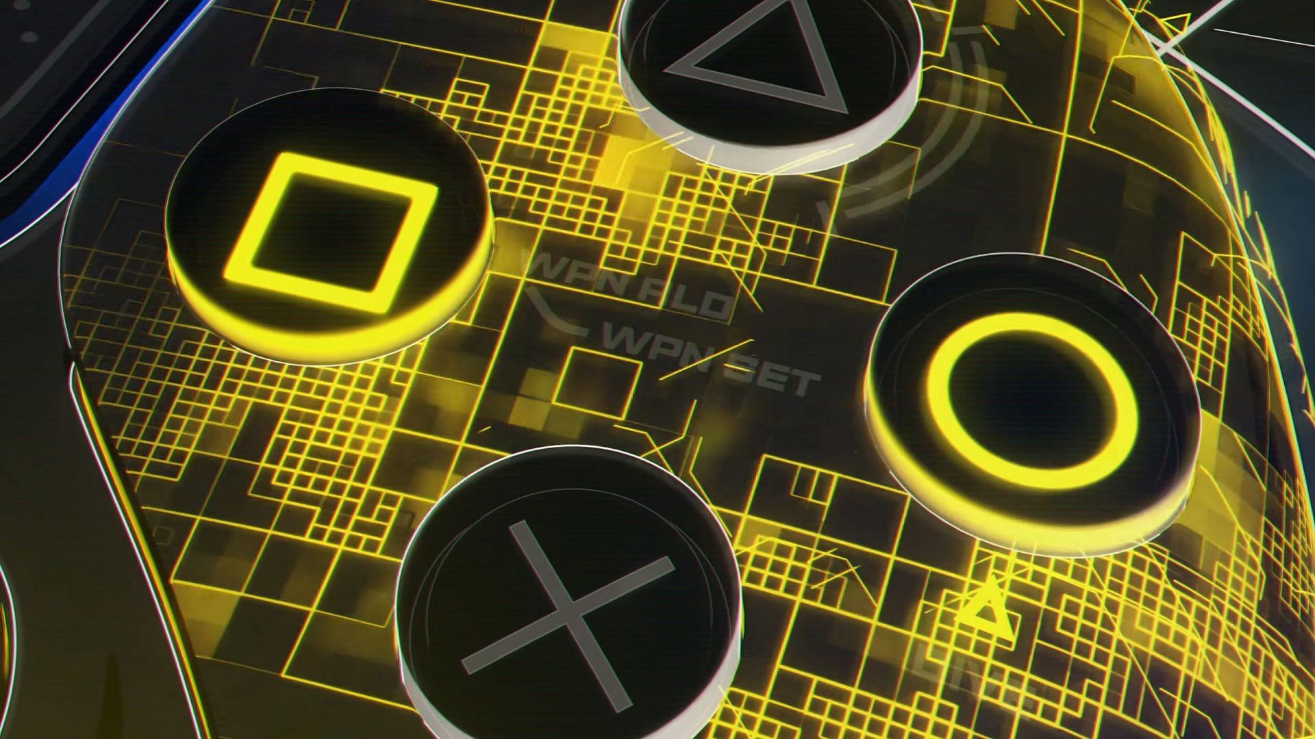 The controller&#039;s new yellow and black color scheme (Image via Sony)