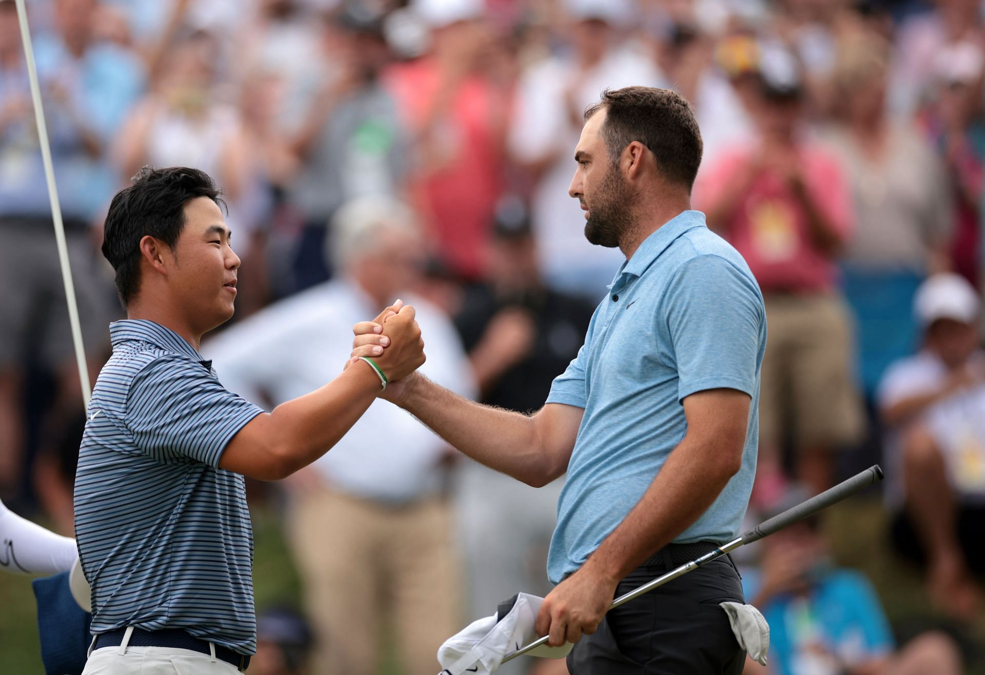 In Picturs: Tom Kim and Scottie Scheffler (Source: Getty)