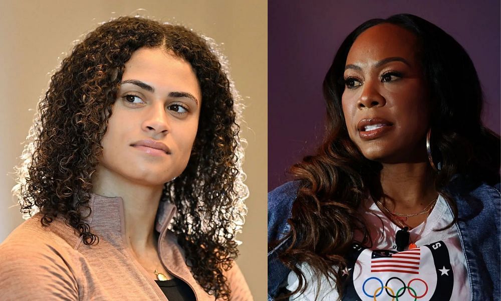 Sydney McLaughlin Levrone and Sanya Richards-Ross