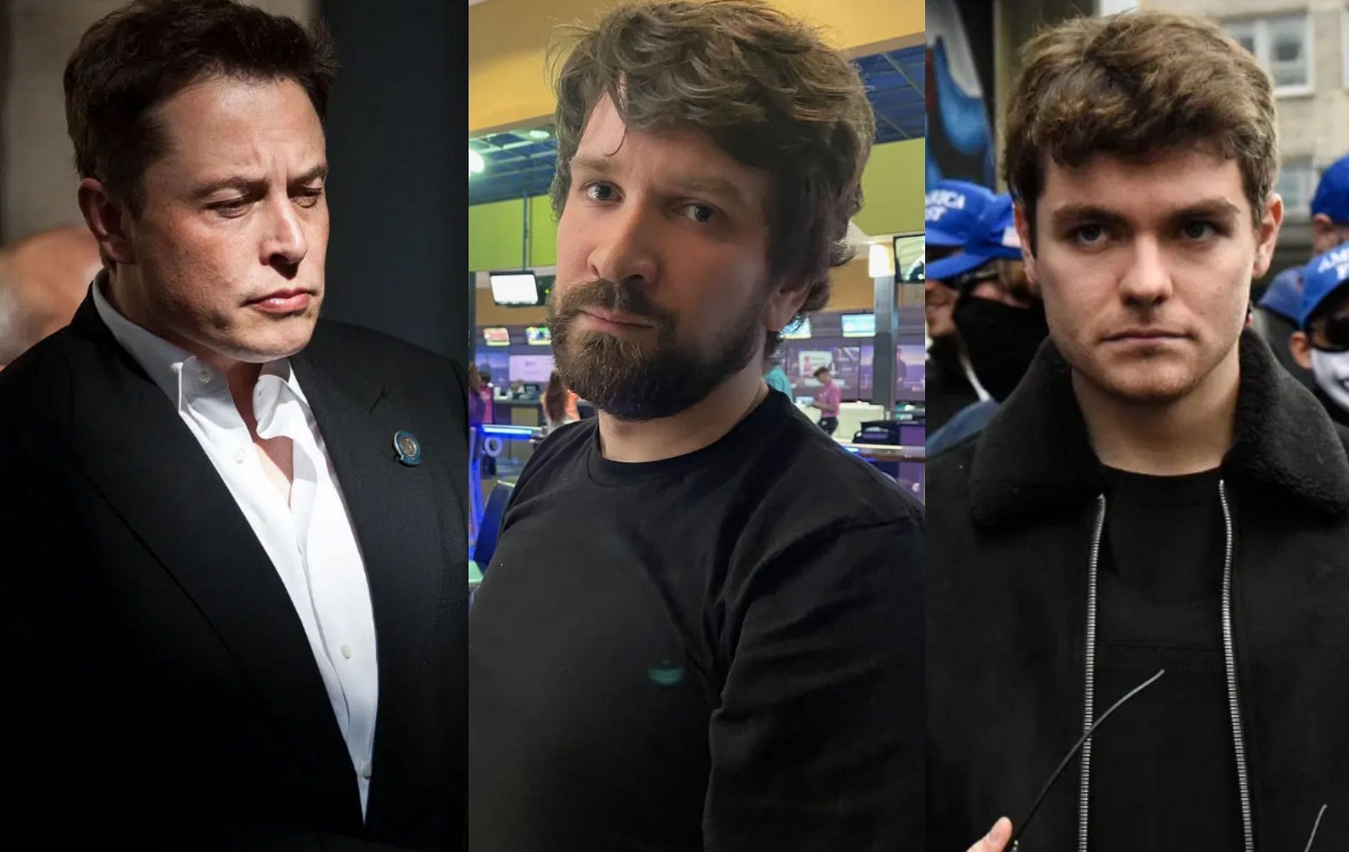 Elon Musk gets called out by UFC veteran related to the Destiny and Nicholas Fuentes controversy. [Image Courtesy: Getty Images, @destiny on Instagram]