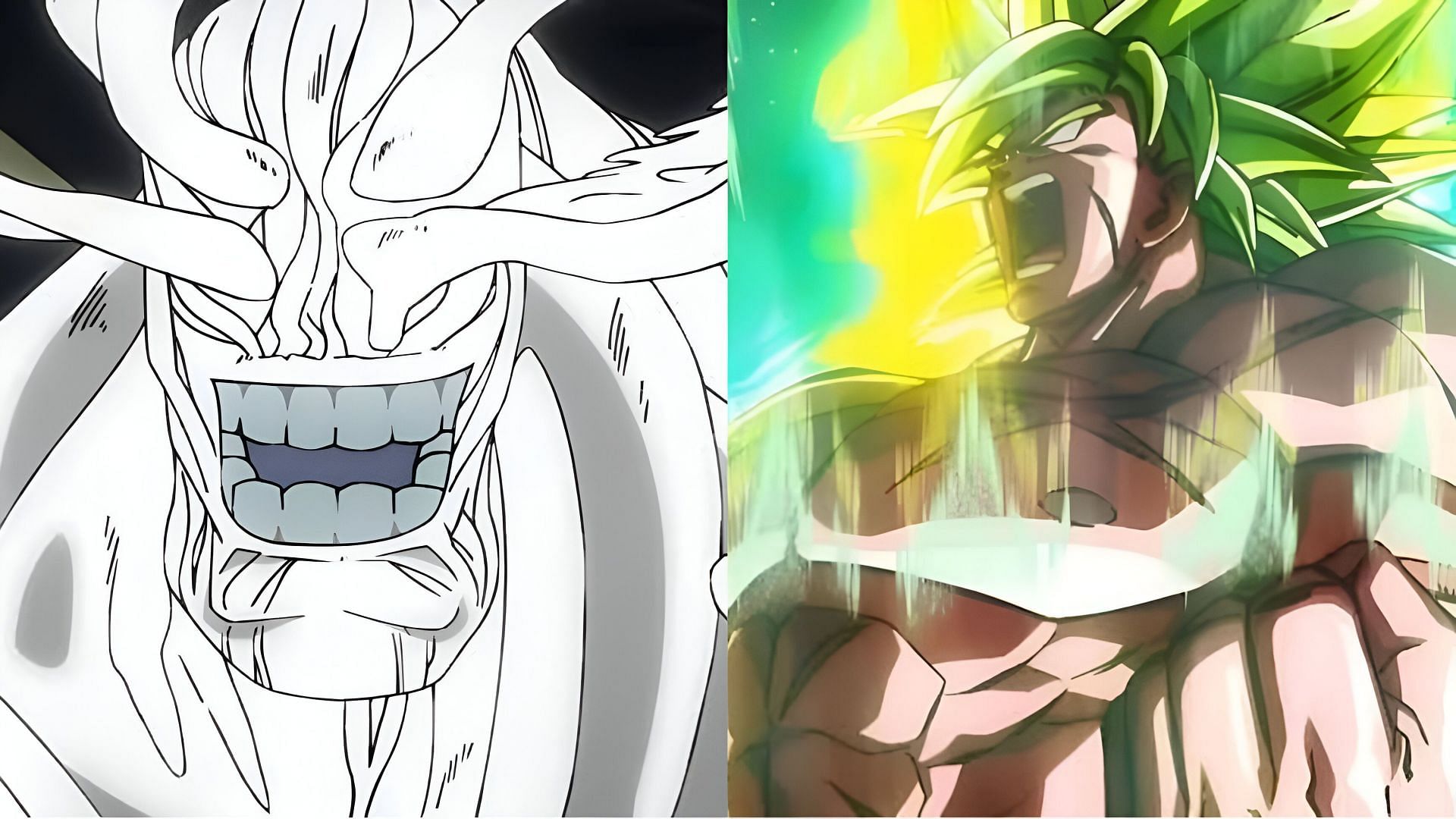 Mahoraga and Broly, as seen in the anime (Image via MAPPA)