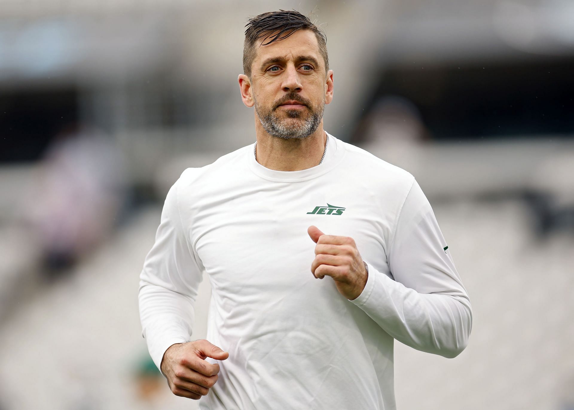 Aaron Rodgers at New York Jets v Jacksonville Jaguars - Source: Getty