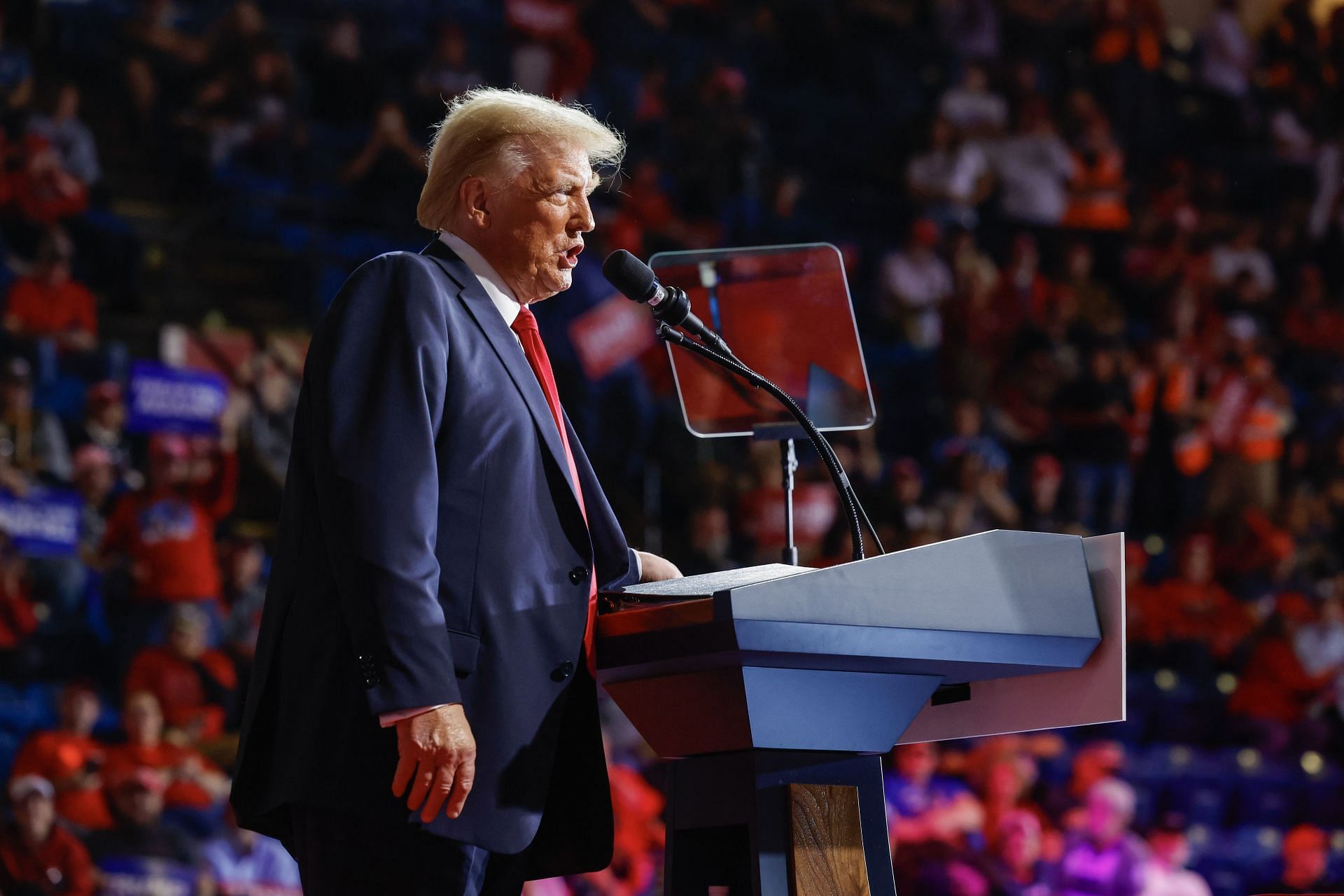 Republican Presidential Nominee Former President Trump Holds Rally In Salem, Virginia - Source: Getty