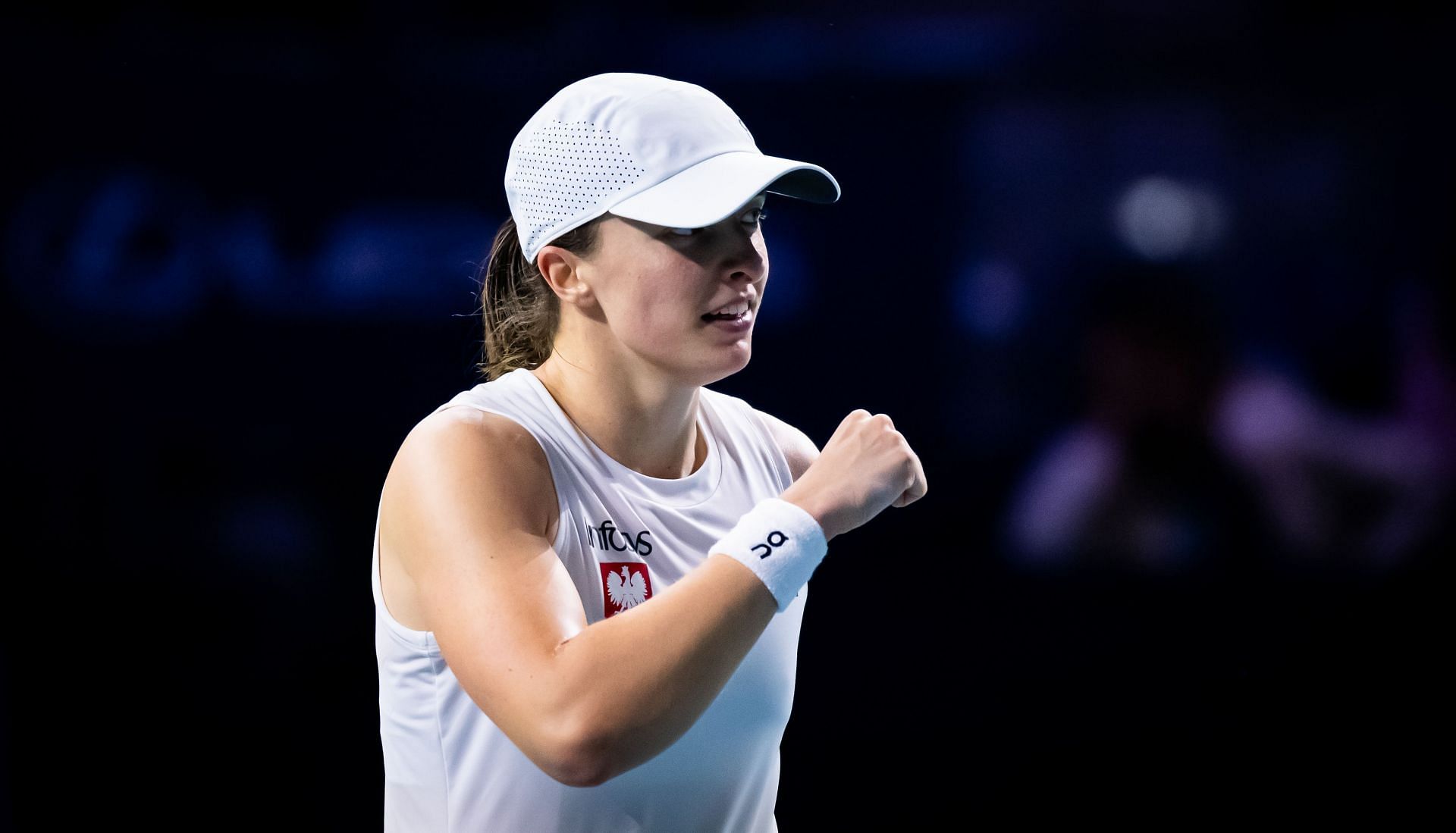 Iga Swiatek pictured at the 2024 Billie Jean King Cup Finals | Image Source: Getty