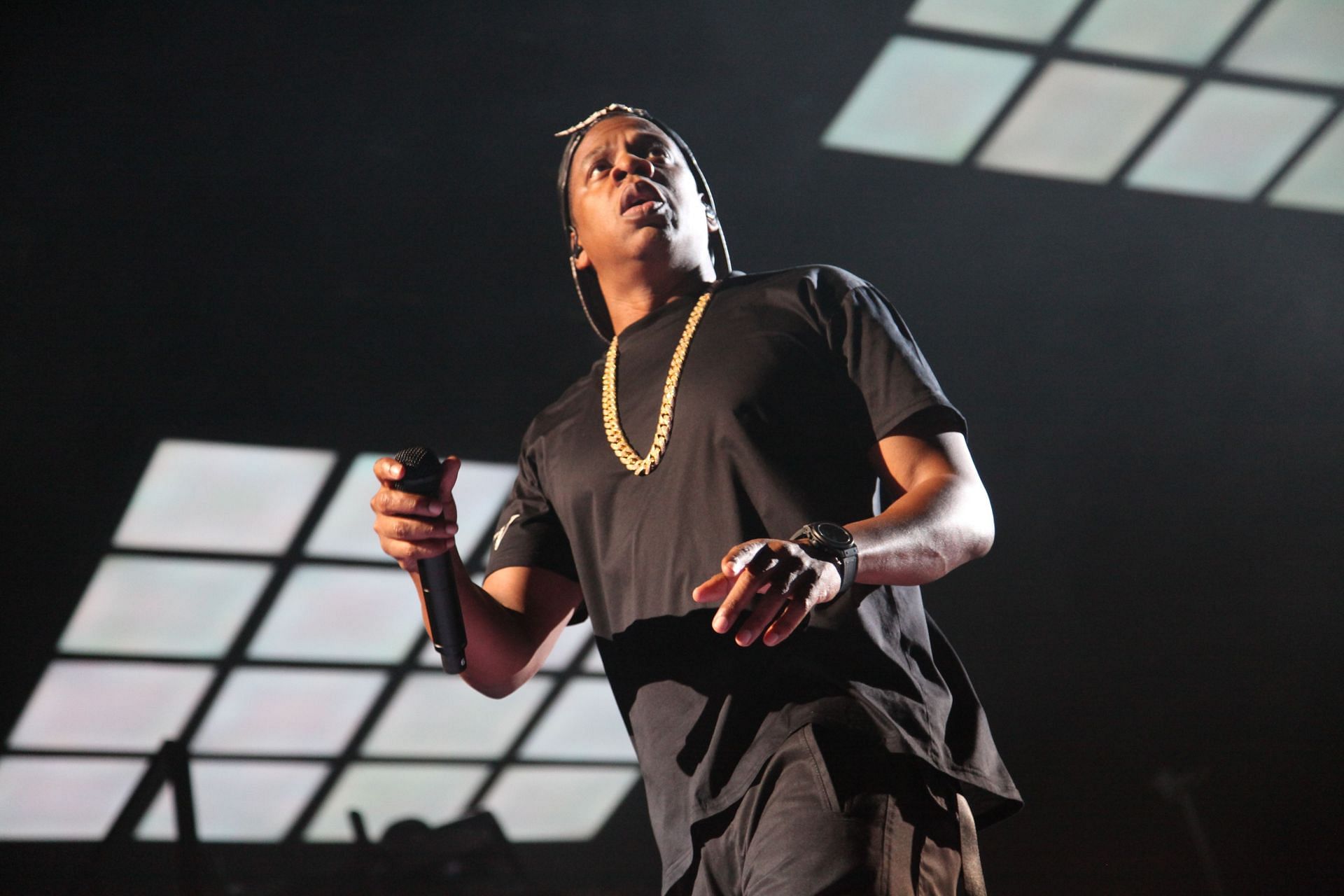 Jay-Z Perfroms At The 02 Dublin - Source: Getty