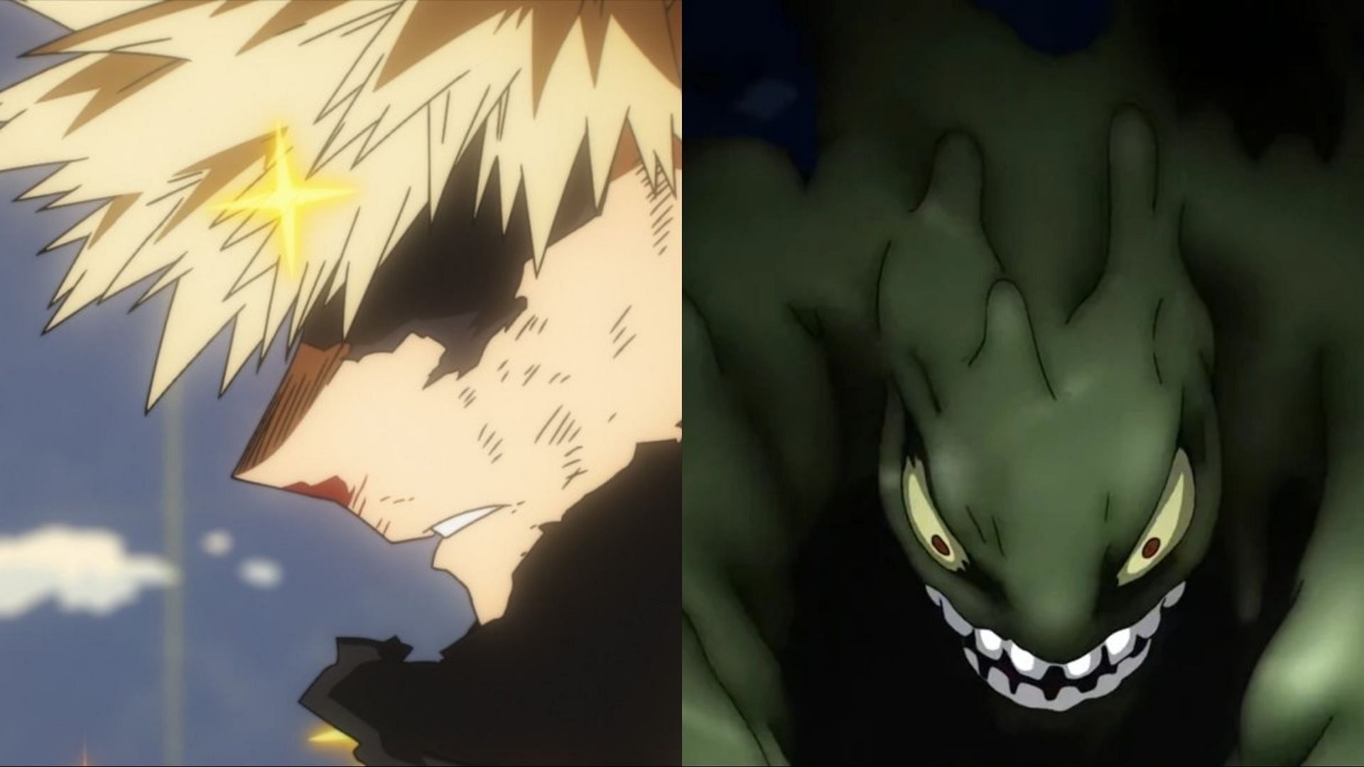 Bakugo could have easily taken revenge against the Sludge Villain (Image via Bones)