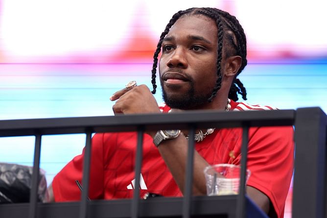 Noah Lyles shows off new braided hairstyle amid holiday season