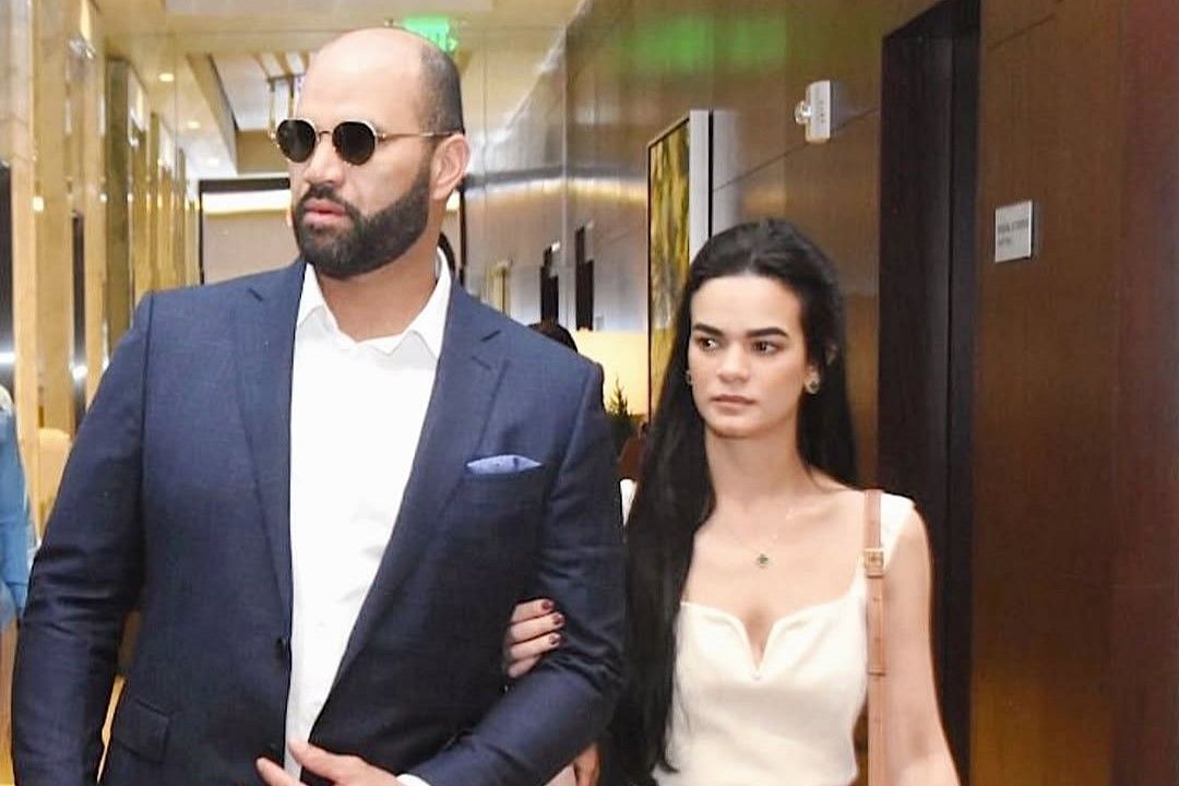 Albert Pujols and wife Nicole turn heads with their fashion style. Source - Instagram