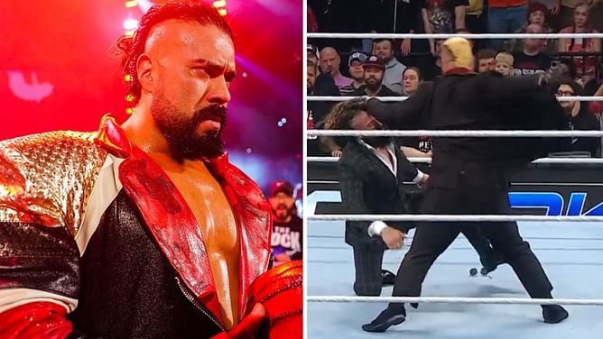 Andrade sends a chilling message to The Bloodline after unprovoked attack on WWE SmackDown