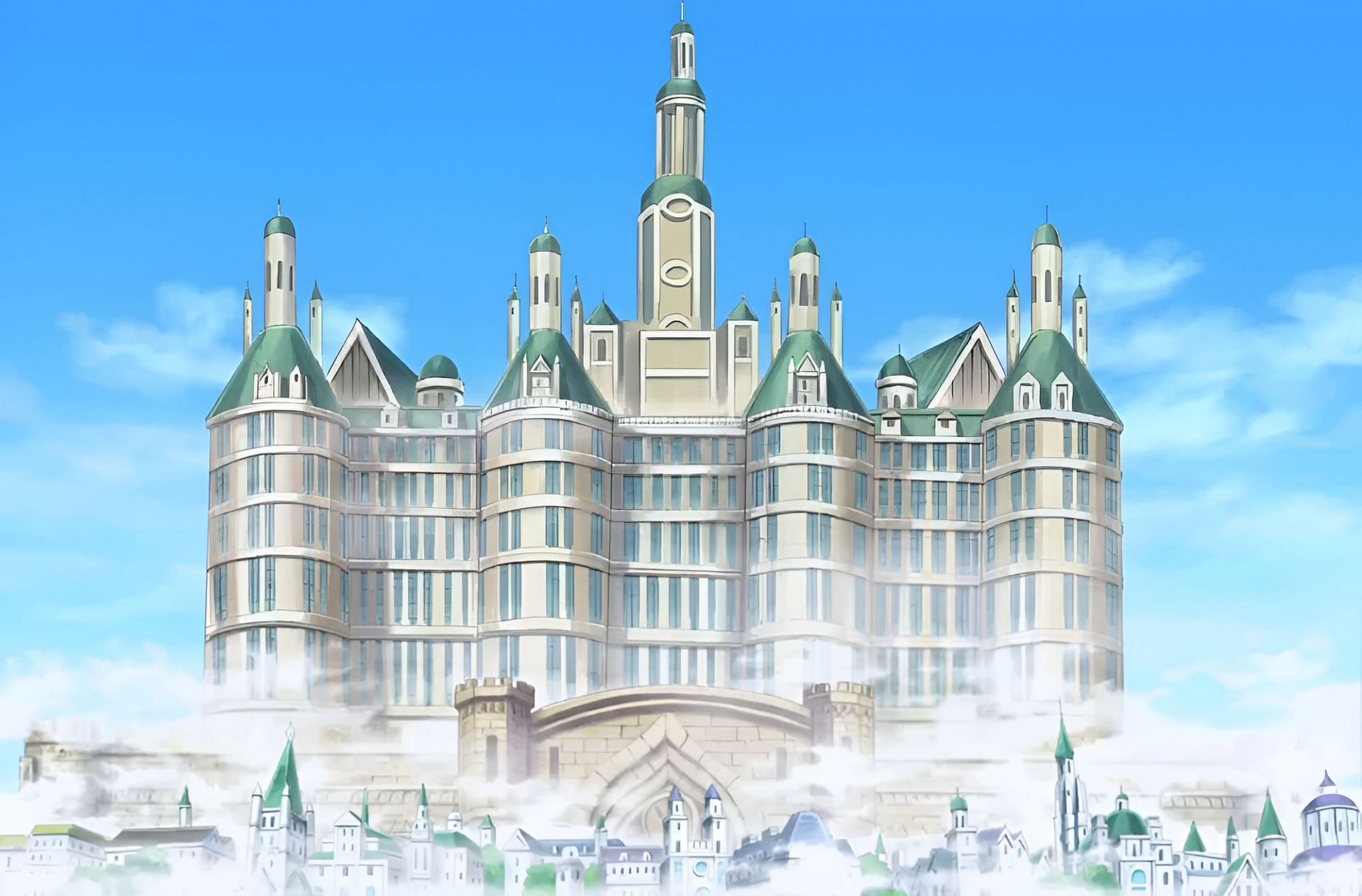 The holy land of Mary Geoise (Image via Toei Animation)