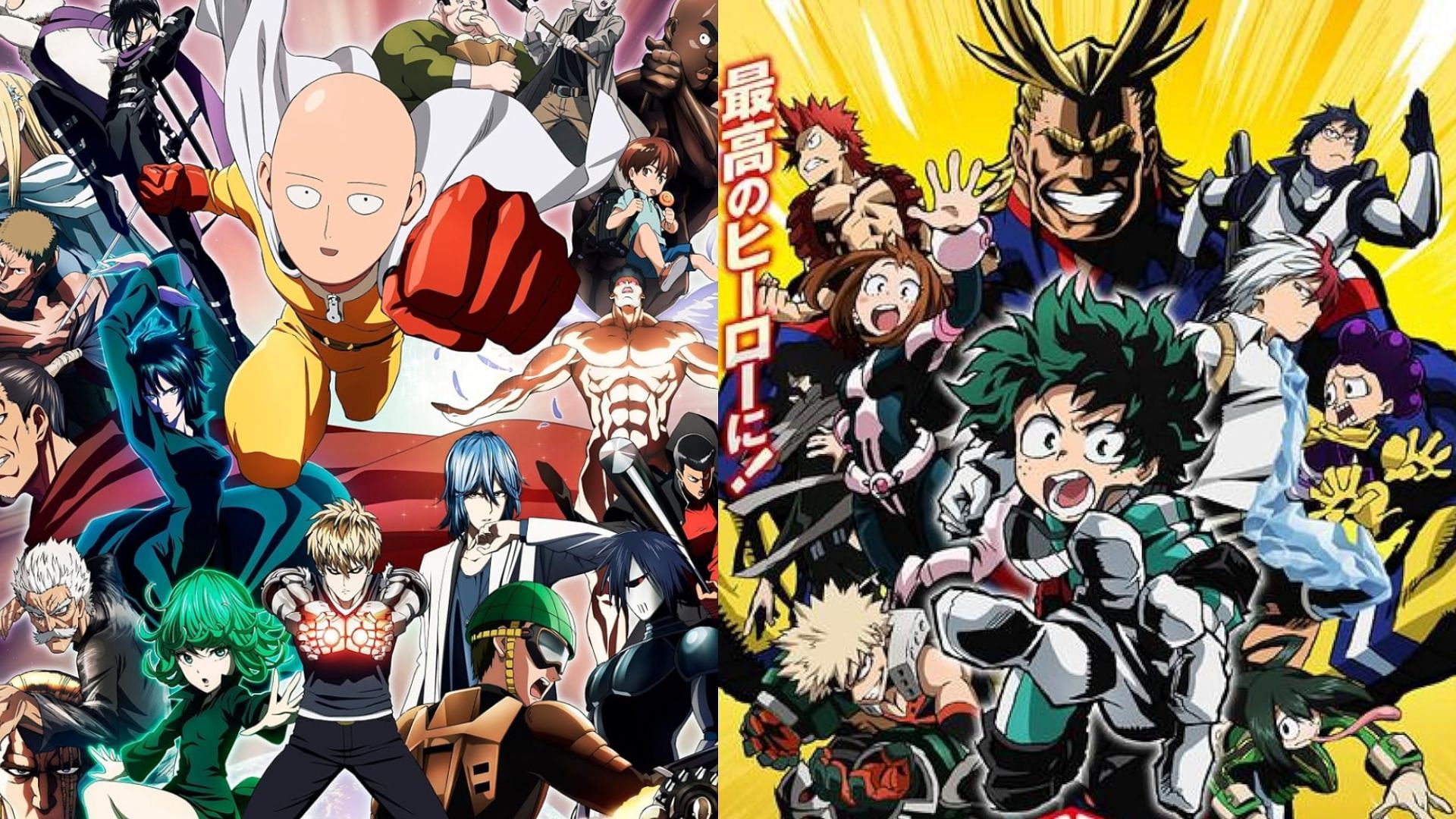 One Punch Man perfectly proved the point My Hero Academia never could (Image via Madhouse, Bones)