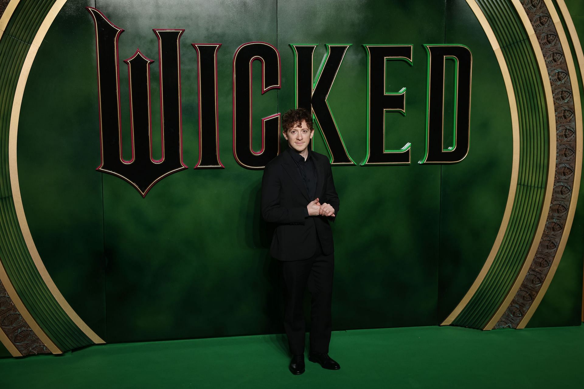 Ethan Slater at the &quot;Wicked: Part One&quot; European Premiere (Image via Getty)