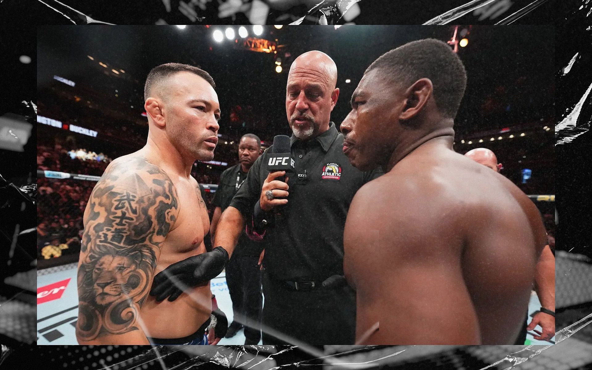 Colby Covington (left) vs. Joaquin Buckley (right) fight highlights. [Images courtesy: Getty Images]