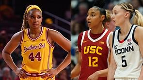 2025 WNBA Draft prospects Kiki Iriafen and Paige Bueckers duel, with JuJu Watkins' scoring clinic