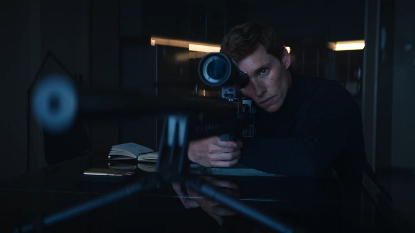 A still of the Jackal&#039;s briefcase sniper assembled on The Day of the Jackal (Image via Peacock)