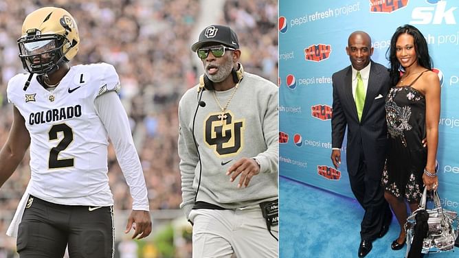 Shedeur Sanders drops a hilarious remark on Coach Prime & Pilar Sanders after failing to make them walk together on Senior day