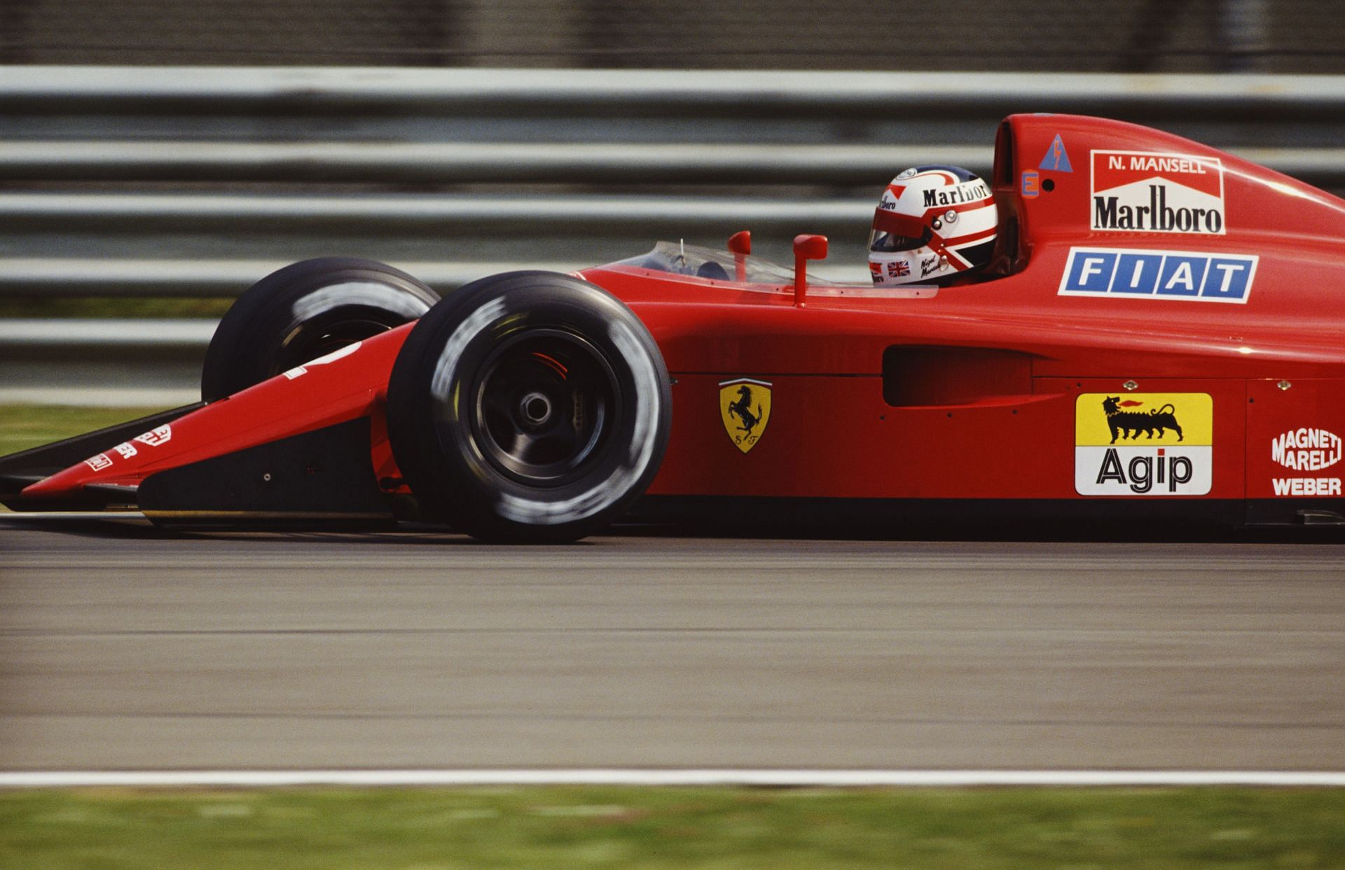 Nigel Mansell during the San Marino Grand Prix on 23rd April 1989 at the Autodromo Enzo e Dino Ferrari in Imola, San Marino  - Source: Getty