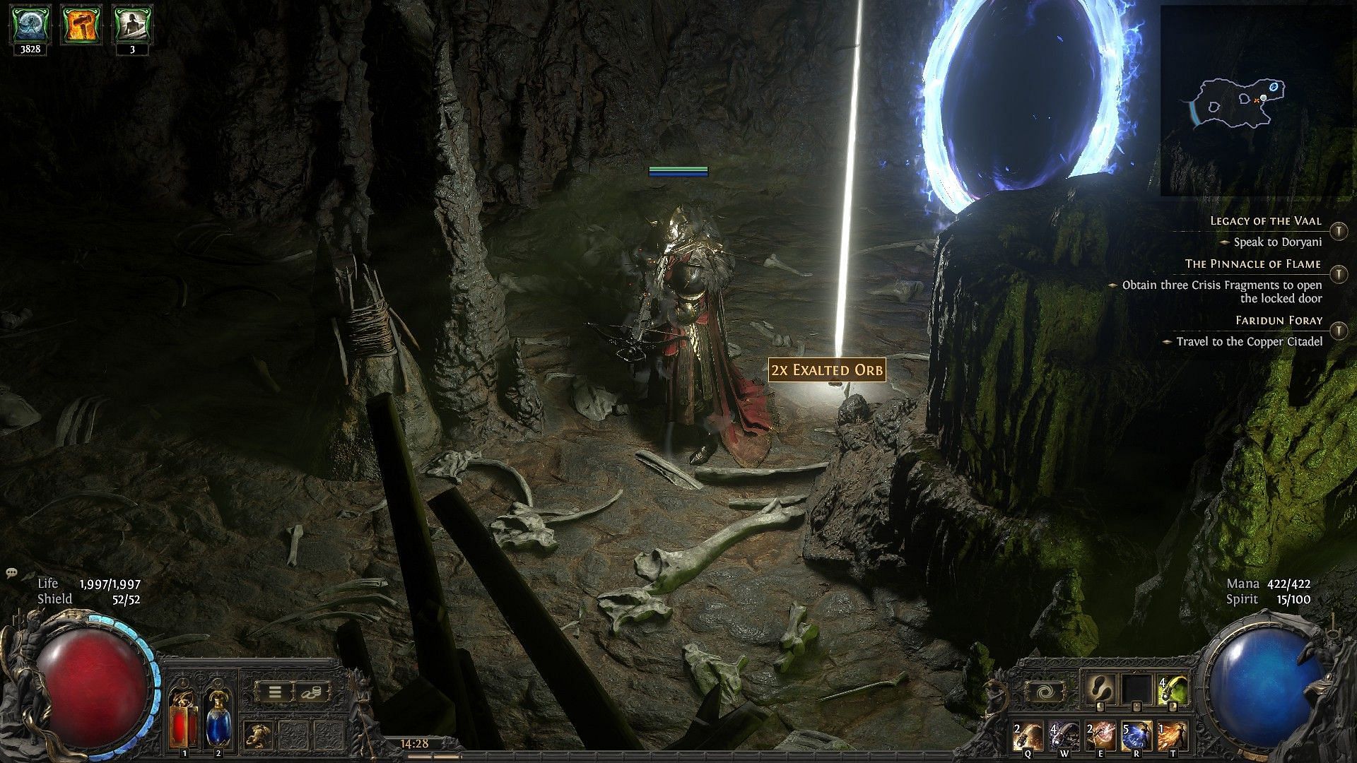 Exalted Orb in Path of Exile 2 (Image via GGG) 