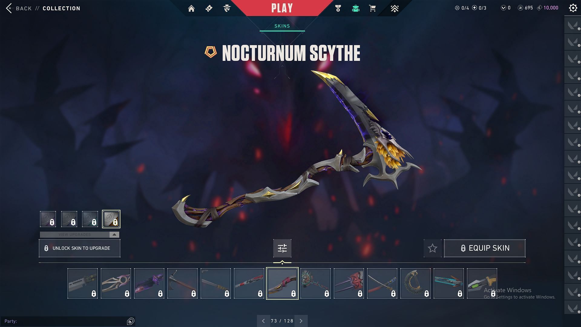 The Nocturnum Scythe (Image via Riot Games)