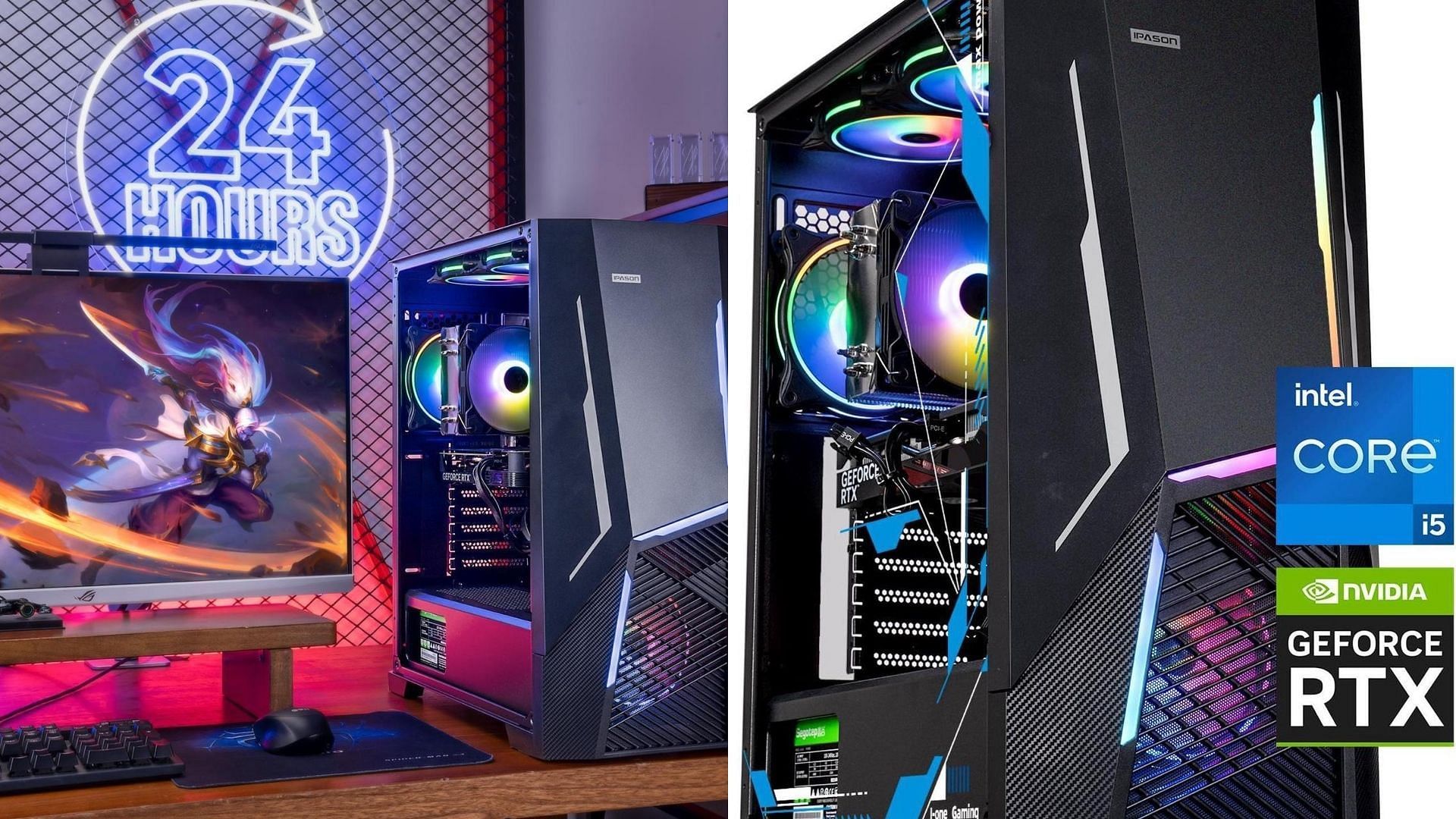 The IPASON Gaming Desktop PC with Intel i5 is ideal for casual gamers and beginners (Image via IPASON)