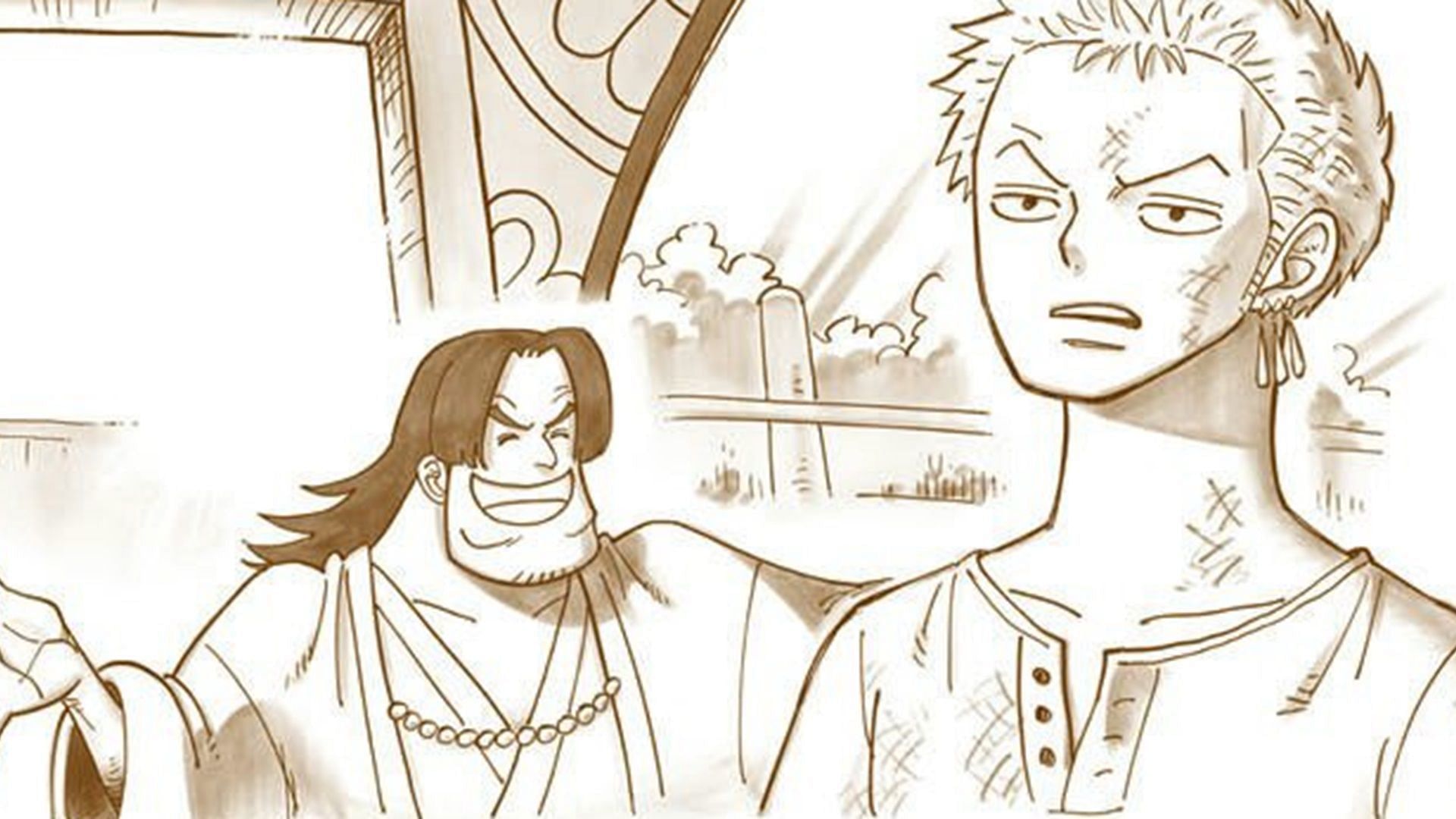 Zoro and Umen in One Piece novel ZORO (Image via Shueisha)