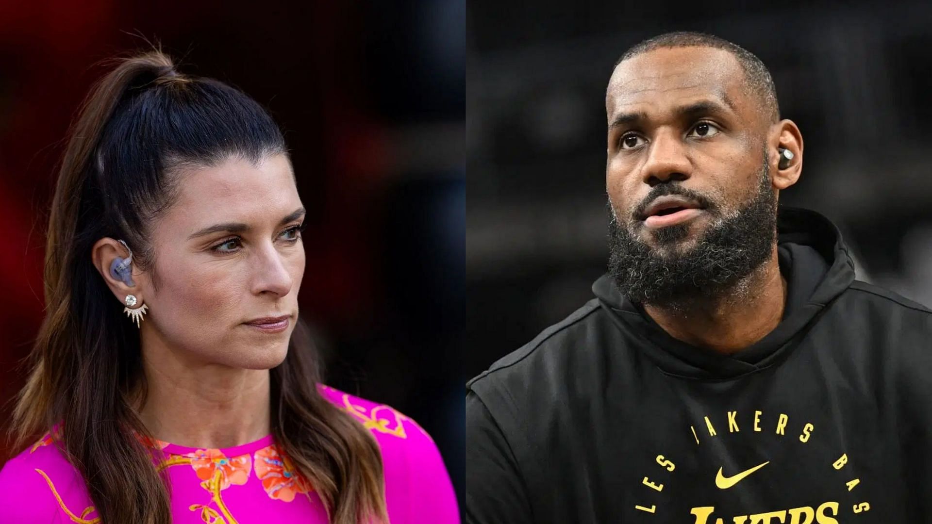 Image Credits: Getty, L: Danica Patrick; R: LeBron James