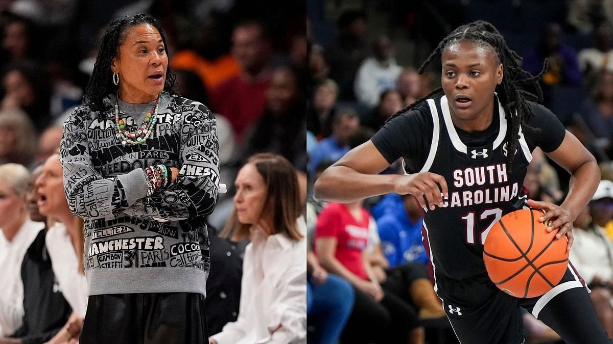 Dawn Staley, MiLaysia Fulwiley (Image Credits: IMAGN)