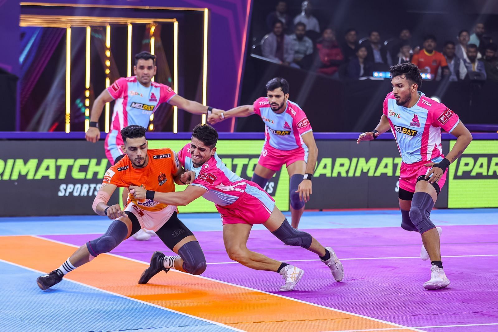 जयपुर की टीम प्लेऑफ में जा सकती है (Photo Credit - @JaipurPanthers)