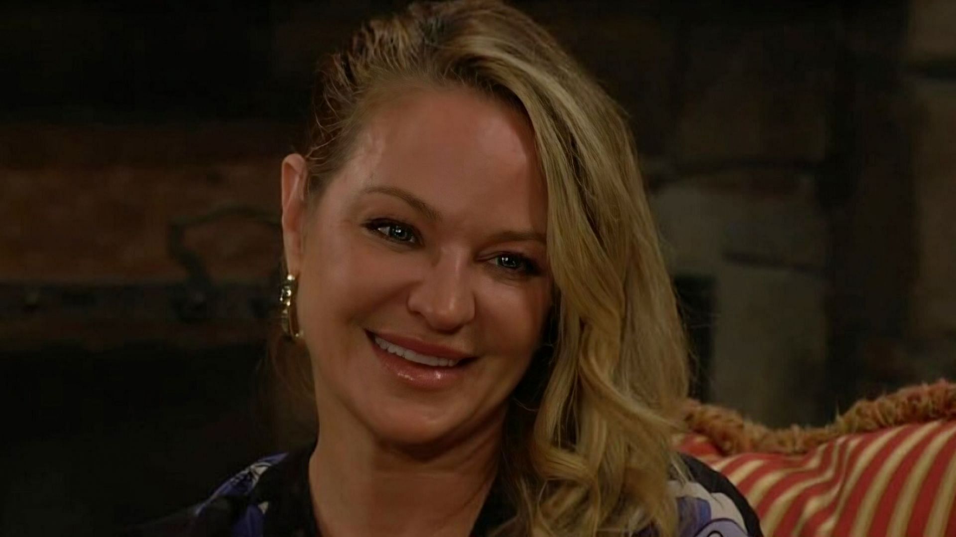 Sharon Newman in a still from The Young and the Restless (via CBS)