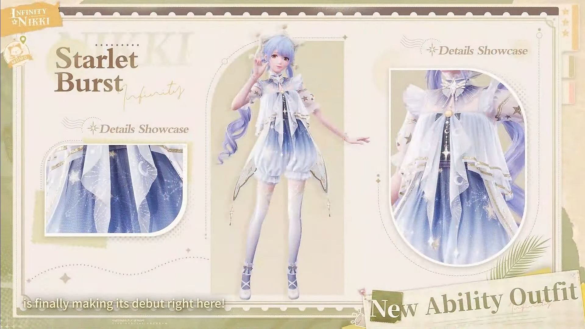 Ability Outfit: Starlet Burst (Image via InFold Games)